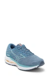 Mizuno Wave Rider 26 Sneaker In Directoire Blue- White