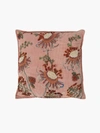 FRENCH CONNECTION EMBROIDERED PINK CUSHION PINK