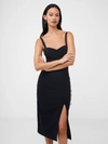 FRENCH CONNECTION ECHO CREPE LACE DRESS BLACKOUT
