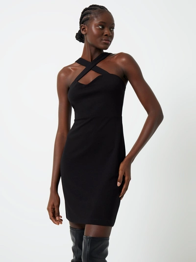 French Connection Rafe Ponte Jersey Bodycon Dress In Black