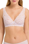 Hanro Luxury Moments All Lace Soft Cup Bra In Lupine Love
