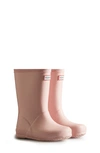Hunter Unisex Original First Nebula Rain Boots - Toddler, Little Kid In Azalea Pink
