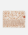 Loewe Anagram Scarf In Beige