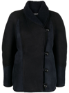 Isabel Marant Étoile Isabel Marant Etoile Midnight Lamb Fur Coat In Blue