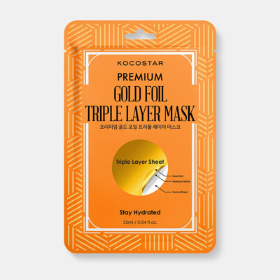 Kocostar Premium Gold Foil Triple Layer Mask