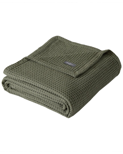 Eddie Bauer Solid Blanket In Green