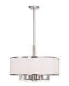 Livex Lighting Livex Park Ridge 6-light Brushed Nickel Chandelier