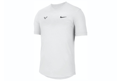 Pre-owned Nike Court Dri-fit Adv Rafa Tennis T-shirt White