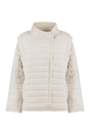 Isabel Marant Étoile Ecru Padded Jacket With Removable Sleeves For Women In Ecru