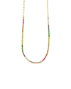 Sterling Forever 14k Plated Cz Maria Tennis Necklace