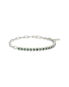 Sterling Forever Cz Chain Bracelet