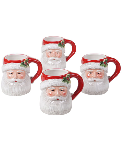 Certified International Magic Of Christmas Mugs (set Of 4)