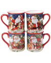Certified International Magic Of Christmas Snowman Mugs (set Of 4)