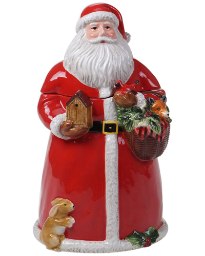 Certified International Magic Of Christmas Santa Cookie Jar