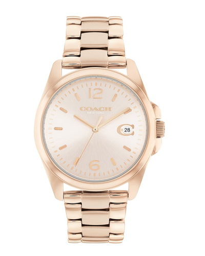 Coach Women's Greyson 36mm Rose Gold-plated Stainless Steel Watch