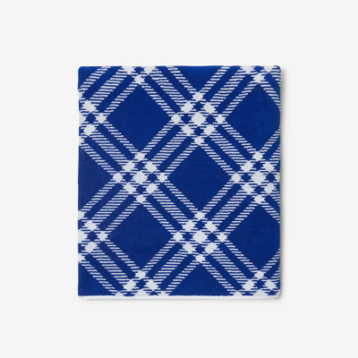 Burberry Check Cotton Towel In Knight