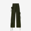 BURBERRY BURBERRY ROSE WOOL TRACK PANTS