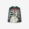Burberry Swan Print Top In Pillar