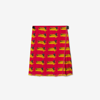 Burberry Duck Print Wool Kilt In Pillar