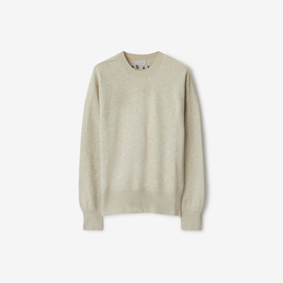 Burberry Wool Oversized Jumper In Wheat