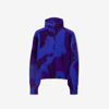 BURBERRY BURBERRY CAMOUFLAGE WOOL HALF-ZIP HOODIE