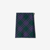 Burberry Check Print Kilt With Belted Detail In Deep Royal