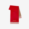 BURBERRY BURBERRY REVERSIBLE EKD CASHMERE SCARF