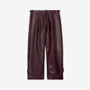 BURBERRY BURBERRY LEATHER TROUSERS