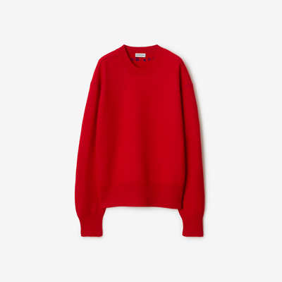 Burberry Wool Jumper In Red
