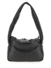Alexander Wang Ryan Puff Shoulder Bag In Black Leather In Black