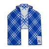 BURBERRY CHECKED SCARF WITH HOOD