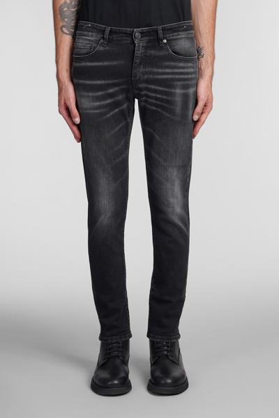 Pt01 Jeans In Black Cotton