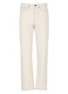 Apc High Rise Wide-leg Jeans In Avorio