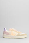 VEJA V-10 trainers IN BEIGE SUEDE