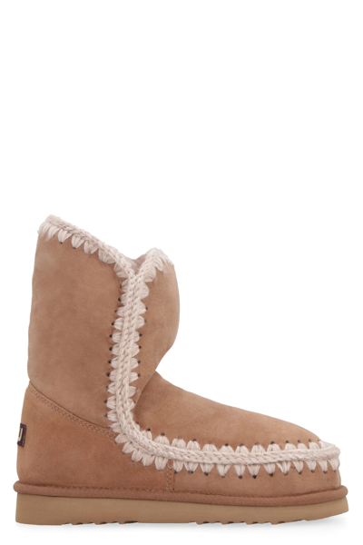 Mou Eskimo 24 Ankle Boots In Beige