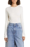 Loulou Studio Ortigia Round-neck Jumper In Ivory