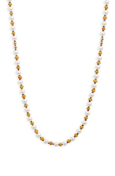 Roxanne Assoulin Women's A Bit Of Polish The Wraparound Goldtone & Mixed-media Necklace In Ivory