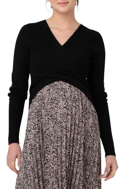 RIPE MATERNITY RIPE MATERNITY WILLA CROP NURSING SWEATER