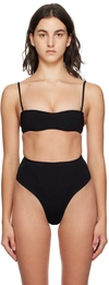 Mugler Black Corset Bikini Top In 1999 Black