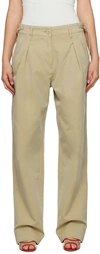 SAKS POTTS BEIGE JOHAN TROUSERS