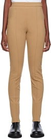 MAX MARA TAN TORINO TROUSERS