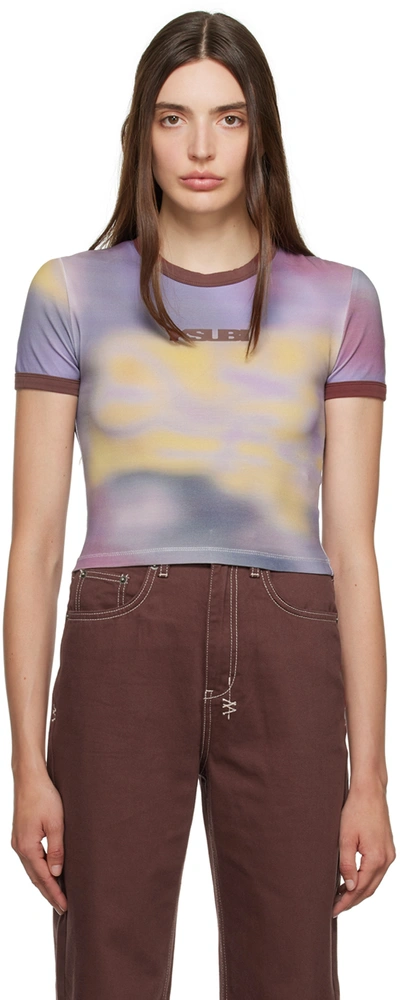 Ksubi Purple Refract Sott T-shirt In Assorted