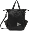 AND WANDER BLACK SIL TOTE