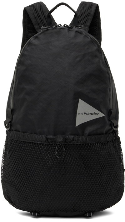 And Wander Black 20l Daypack Backpack