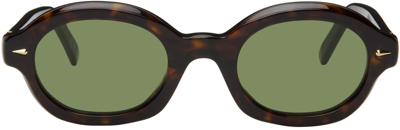 Retrosuperfuture Tortoiseshell Marzo Sunglasses In 3627-