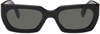 Retrosuperfuture Black Square Logo Sunglasses In Black
