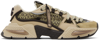 Dolce & Gabbana Air Master Sneakers In Dg Moro Fdo Beige