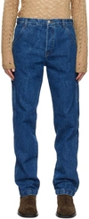 DRIES VAN NOTEN BLUE FADED JEANS