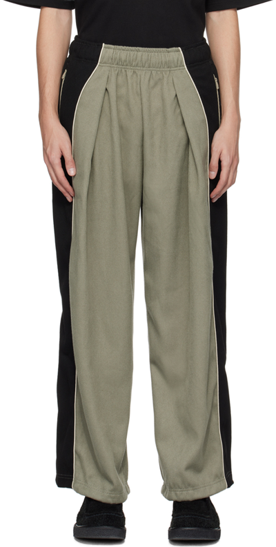 Ader Error Khaki Paneled Trousers