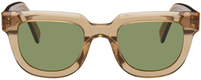 Retrosuperfuture Brown Serio Sunglasses In Beige